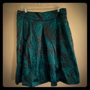 East 5th Peacock Pattern Skirt